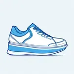 blue shoes image